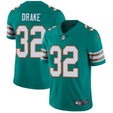 Men's Nike Miami Dolphins #32 Kenyan Drake Aqua Green Alternate Vapor Untouchable Limited Player NFL Jersey