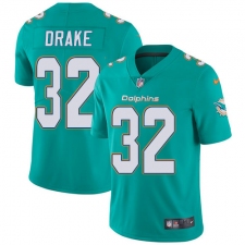 Youth Nike Miami Dolphins #32 Kenyan Drake Elite Aqua Green Team Color NFL Jersey