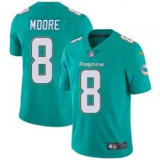 Men's Nike Miami Dolphins #8 Matt Moore Aqua Green Team Color Vapor Untouchable Limited Player NFL Jersey