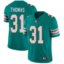 Youth Nike Miami Dolphins #31 Michael Thomas Elite Aqua Green Alternate NFL Jersey