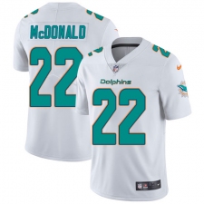 Youth Nike Miami Dolphins #22 T.J. McDonald White Vapor Untouchable Limited Player NFL Jersey