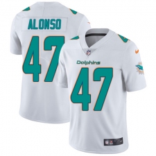 Youth Nike Miami Dolphins #47 Kiko Alonso White Vapor Untouchable Limited Player NFL Jersey