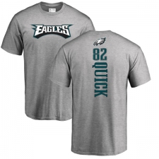 Nike Philadelphia Eagles #82 Mike Quick Ash Backer T-Shirt