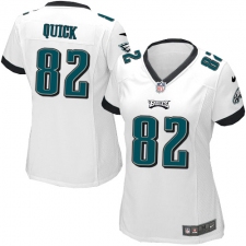 Women's Nike Philadelphia Eagles #82 Mike Quick Game White NFL Jersey