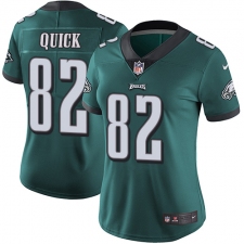 Women's Nike Philadelphia Eagles #82 Mike Quick Midnight Green Team Color Vapor Untouchable Limited Player NFL Jersey