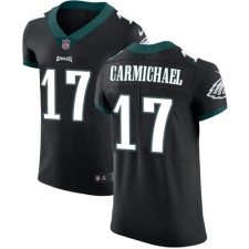 Men's Nike Philadelphia Eagles #17 Harold Carmichael Black Alternate Vapor Untouchable Elite Player NFL Jersey