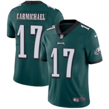 Men's Nike Philadelphia Eagles #17 Harold Carmichael Midnight Green Team Color Vapor Untouchable Limited Player NFL Jersey