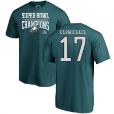 Nike Philadelphia Eagles #17 Harold Carmichael Green Super Bowl LII Champions T-Shirt