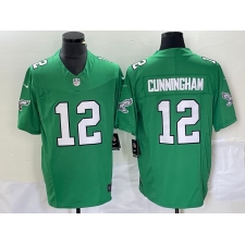 Men's Nike Philadelphia Eagles #12 Randall Cunningham Green 2023 F.U.S.E. Vapor Limited Throwback Stitched Football Jersey