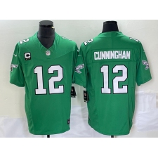 Men's Nike Philadelphia Eagles #12 Randall Cunningham Green 2023 F.U.S.E. Vapor Untouchable C Stitched Football Jersey