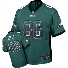 Men's Nike Philadelphia Eagles #86 Zach Ertz Limited Midnight Green Drift Fashion NFL Jersey