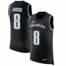 Men's Nike Philadelphia Eagles #8 Donnie Jones Limited Black Rush Player Name & Number Tank Top NFL Jersey