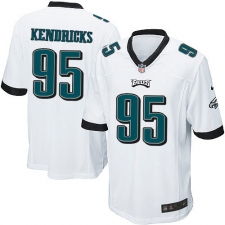 Men's Nike Philadelphia Eagles #95 Mychal Kendricks Game White NFL Jersey