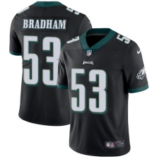 Youth Nike Philadelphia Eagles #53 Nigel Bradham Black Alternate Vapor Untouchable Limited Player NFL Jersey