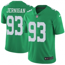 Youth Nike Philadelphia Eagles #93 Timmy Jernigan Limited Green Rush Vapor Untouchable NFL Jersey