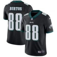 Men's Nike Philadelphia Eagles #88 Trey Burton Black Alternate Vapor Untouchable Limited Player NFL Jersey