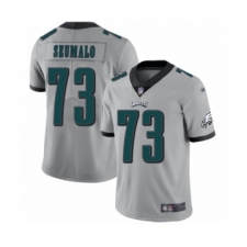 Women's Philadelphia Eagles #73 Isaac Seumalo Limited Silver Inverted Legend Football Jersey