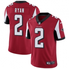 Youth Nike Atlanta Falcons #2 Matt Ryan Red Team Color Vapor Untouchable Limited Player NFL Jersey