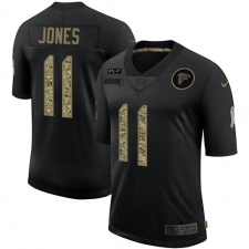 Men's Atlanta Falcons #11 Julio Jones Camo 2020 Salute To Service Limited Jersey