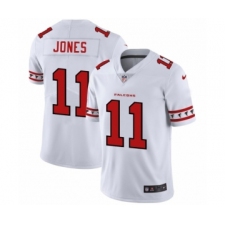 Men's Atlanta Falcons #11 Julio Jones White Team Logo Cool Edition Jersey