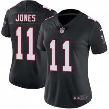 Women's Nike Atlanta Falcons #11 Julio Jones Elite Black Alternate NFL Jersey