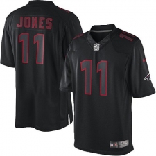 Youth Nike Atlanta Falcons #11 Julio Jones Limited Black Impact NFL Jersey