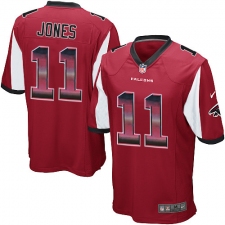 Youth Nike Atlanta Falcons #11 Julio Jones Limited Red Strobe NFL Jersey
