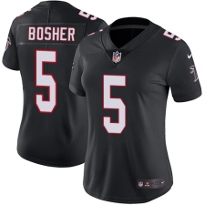 Women's Nike Atlanta Falcons #5 Matt Bosher Elite Black Alternate NFL Jersey