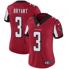 Women's Nike Atlanta Falcons #3 Matt Bryant Elite Red Team Color NFL Jersey