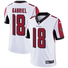 Youth Nike Atlanta Falcons #18 Taylor Gabriel White Vapor Untouchable Limited Player NFL Jersey