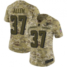 Women's Nike Atlanta Falcons #37 Ricardo Allen Limited Camo 2018 Salute to Service NFL Jersey