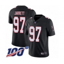 Men's Atlanta Falcons #97 Grady Jarrett Black Alternate Vapor Untouchable Limited Player 100th Season Football Jersey