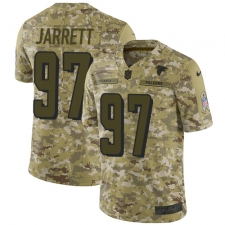 Men's Nike Atlanta Falcons #97 Grady Jarrett Limited Camo 2018 Salute to Service NFL Jersey