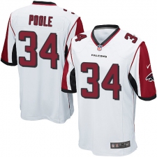 Men's Nike Atlanta Falcons #34 Brian Poole Game White NFL Jersey
