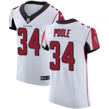 Men's Nike Atlanta Falcons #34 Brian Poole White Vapor Untouchable Elite Player NFL Jersey