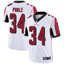 Men's Nike Atlanta Falcons #34 Brian Poole White Vapor Untouchable Limited Player NFL Jersey