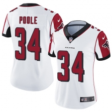 Women's Nike Atlanta Falcons #34 Brian Poole Elite White NFL Jersey