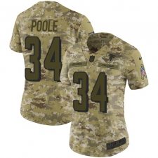 Youth Nike Atlanta Falcons #34 Brian Poole Limited Camo 2018 Salute to Service NFL Jersey