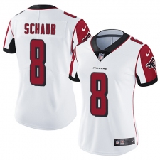 Women's Nike Atlanta Falcons #8 Matt Schaub Elite White NFL Jersey
