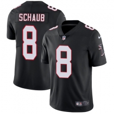 Youth Nike Atlanta Falcons #8 Matt Schaub Elite Black Alternate NFL Jersey
