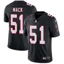 Youth Nike Atlanta Falcons #51 Alex Mack Elite Black Alternate NFL Jersey