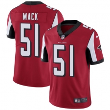 Youth Nike Atlanta Falcons #51 Alex Mack Elite Red Team Color NFL Jersey