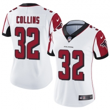 Women's Nike Atlanta Falcons #32 Jalen Collins White Vapor Untouchable Limited Player NFL Jersey