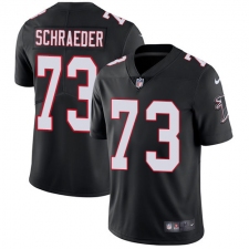 Youth Nike Atlanta Falcons #73 Ryan Schraeder Elite Black Alternate NFL Jersey