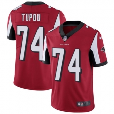 Youth Nike Atlanta Falcons #74 Tani Tupou Red Team Color Vapor Untouchable Limited Player NFL Jersey