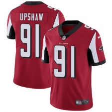 Youth Nike Atlanta Falcons #91 Courtney Upshaw Elite Red Team Color NFL Jersey