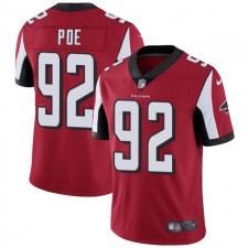 Youth Nike Atlanta Falcons #92 Dontari Poe Red Team Color Vapor Untouchable Limited Player NFL Jersey