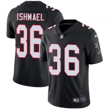 Men's Nike Atlanta Falcons #36 Kemal Ishmael Black Alternate Vapor Untouchable Limited Player NFL Jersey