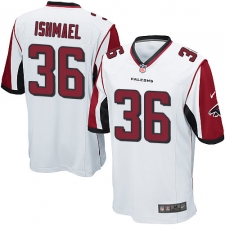 Men's Nike Atlanta Falcons #36 Kemal Ishmael Game White NFL Jersey