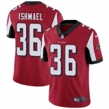 Men's Nike Atlanta Falcons #36 Kemal Ishmael Red Team Color Vapor Untouchable Limited Player NFL Jersey